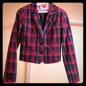 ❗️FINAL PRICE❗️VINTAGE Plaid School Girl Blazer